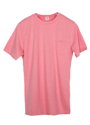 플라이비치[새상품할인] 포켓 라운드티셔츠(핑크)